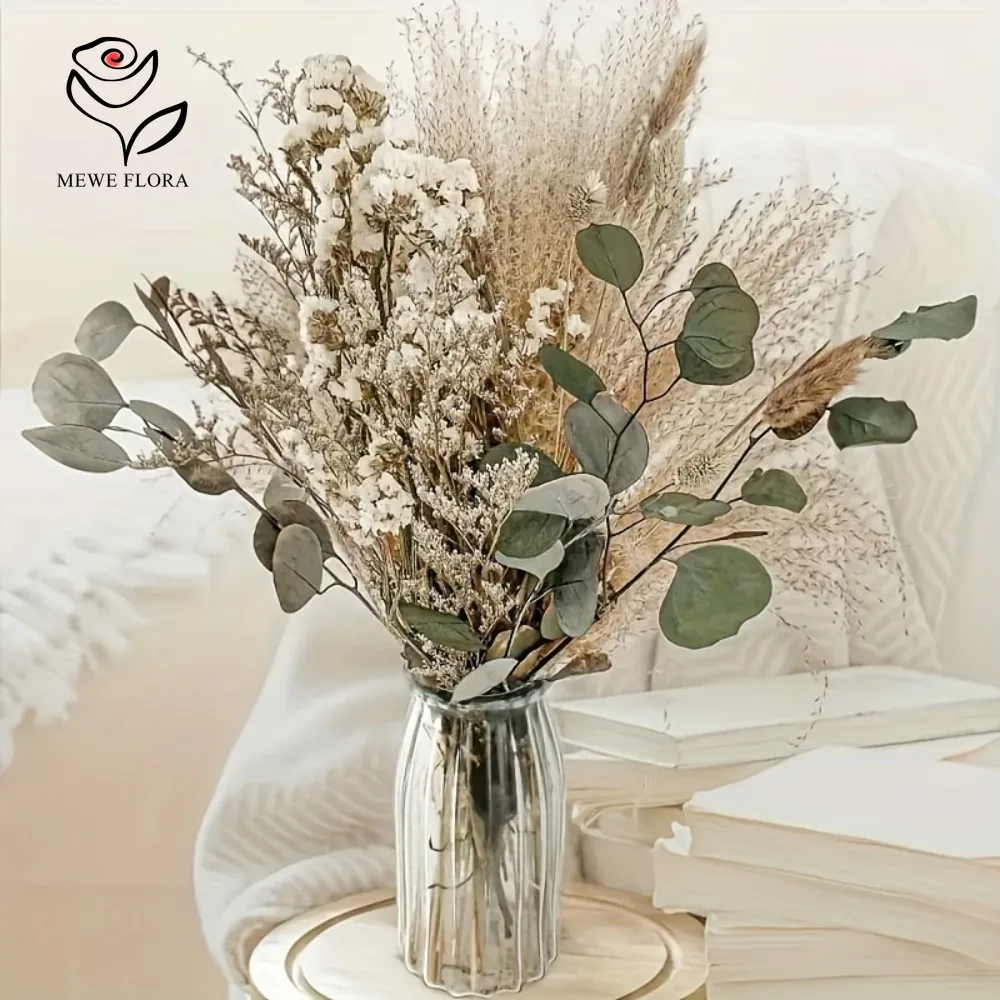 Dried Pampas Bundle - Natural Dried Flowers Bouquet Modern Home