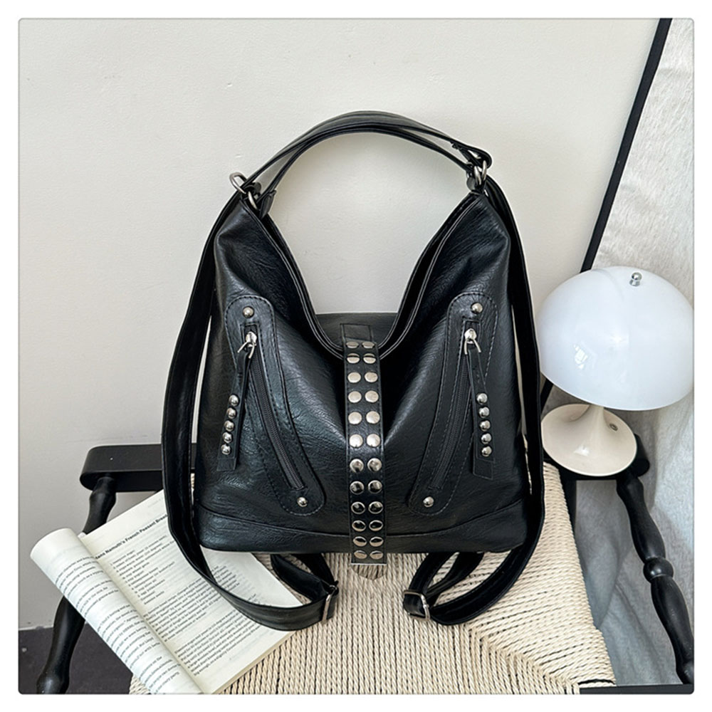 Interior Design Simple - Women's Rivet Design Handbag Simple Design