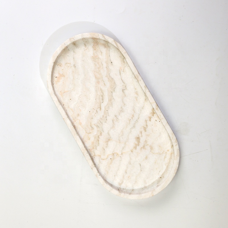 Factory Drop Shipping Nordic W - Travertine Tray Oval review and price