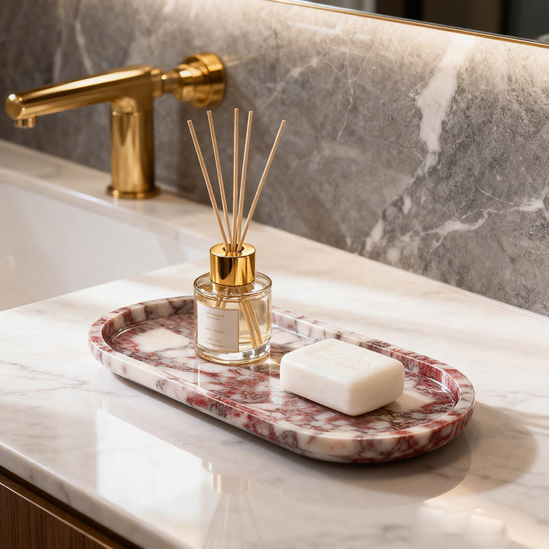 Natural Marble Tray Oval Stone - Travertine Tray Oval review and price