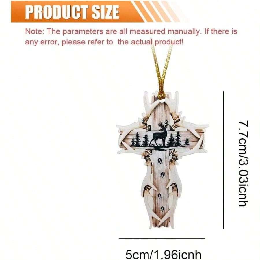 Deer Antler Cross Car Rearview - Interior Design Style review and price