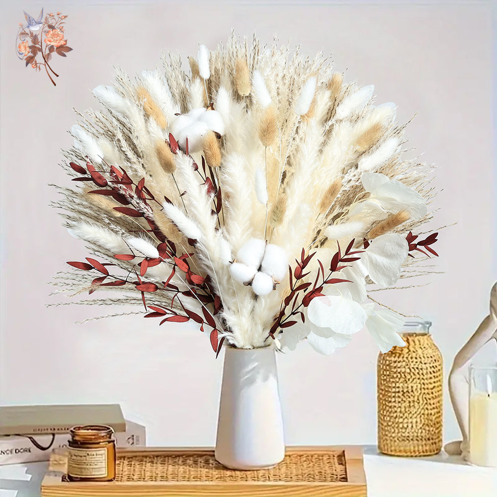 70pcs Dried Pampas Flowers Bou - Dried Pampas Bundle review and price