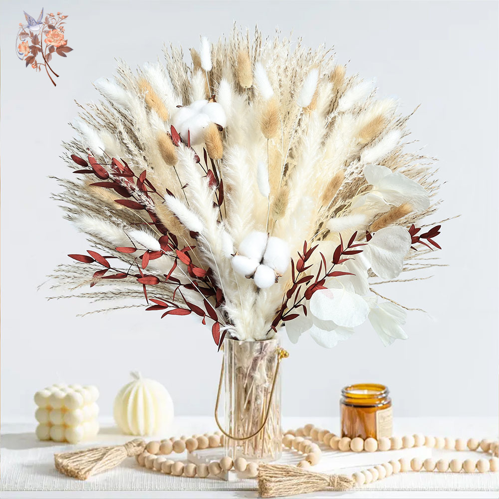 70pcs Dried Pampas Flowers Bou - Dried Pampas Bundle review and price