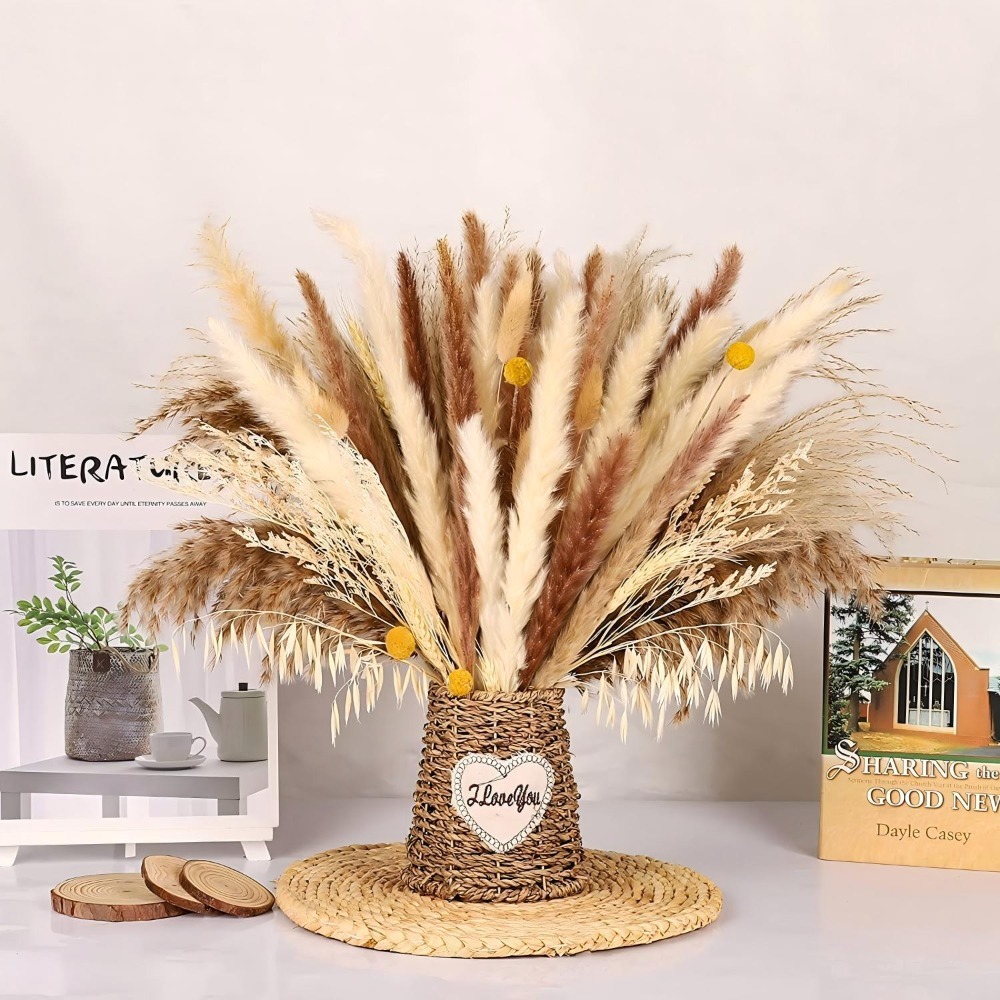 Natural Mixed Dried Flower Bou - Dried Pampas Bundle review and price