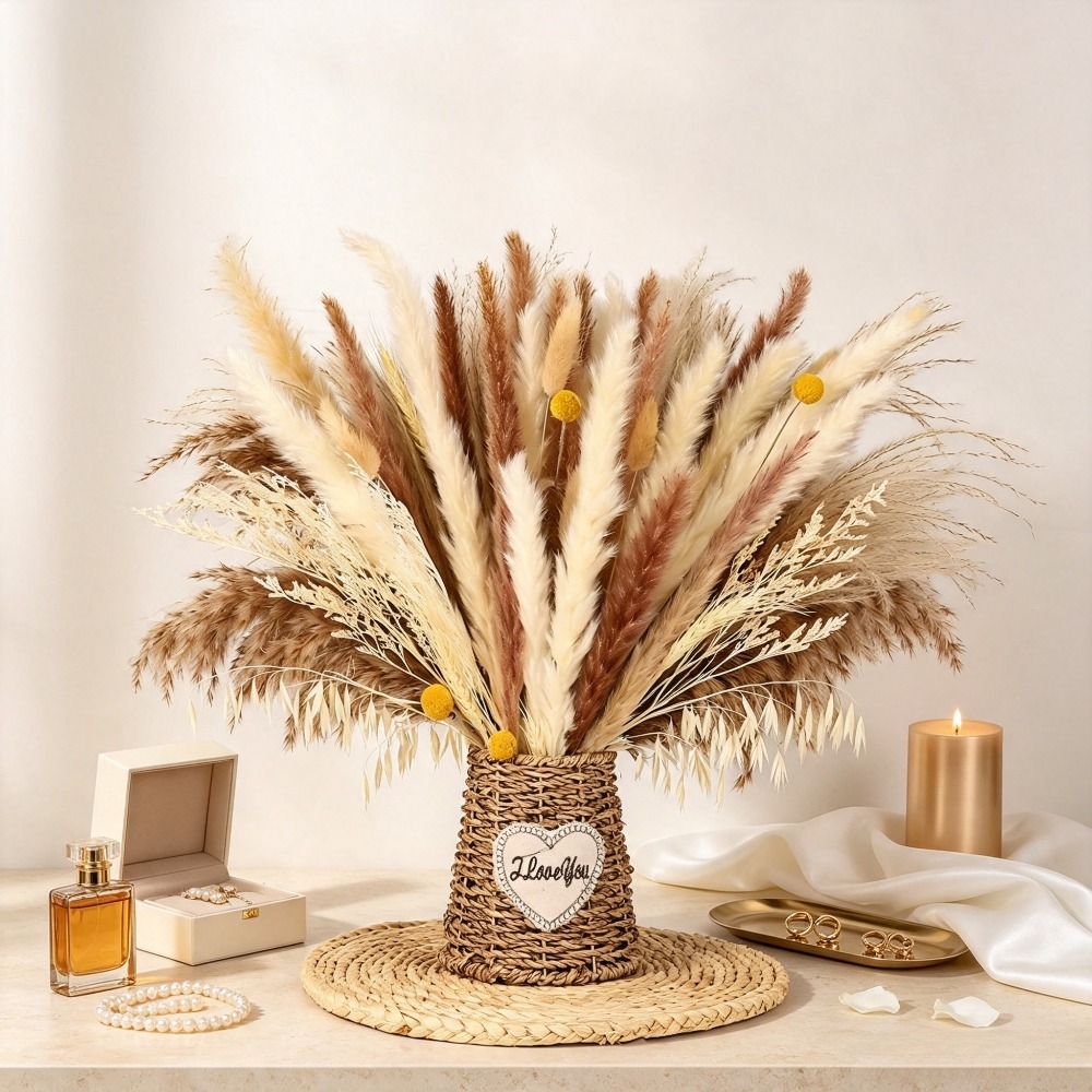 Natural Mixed Dried Flower Bou - Dried Pampas Bundle review and price
