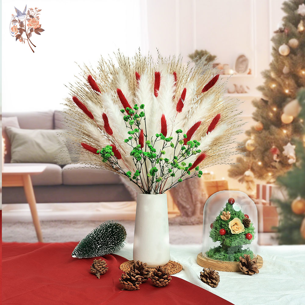 55pcs Dried Flowers Bouquet Ch - Dried Pampas Bundle review and price